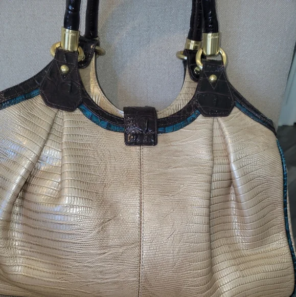 ***GREAT DEAL****Brahmin Tri color Purse - Picture 2 of 14